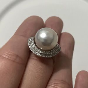 south sea pearl rings